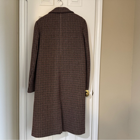 The SUIN Check Double Long Coat - Picture 3 of 6